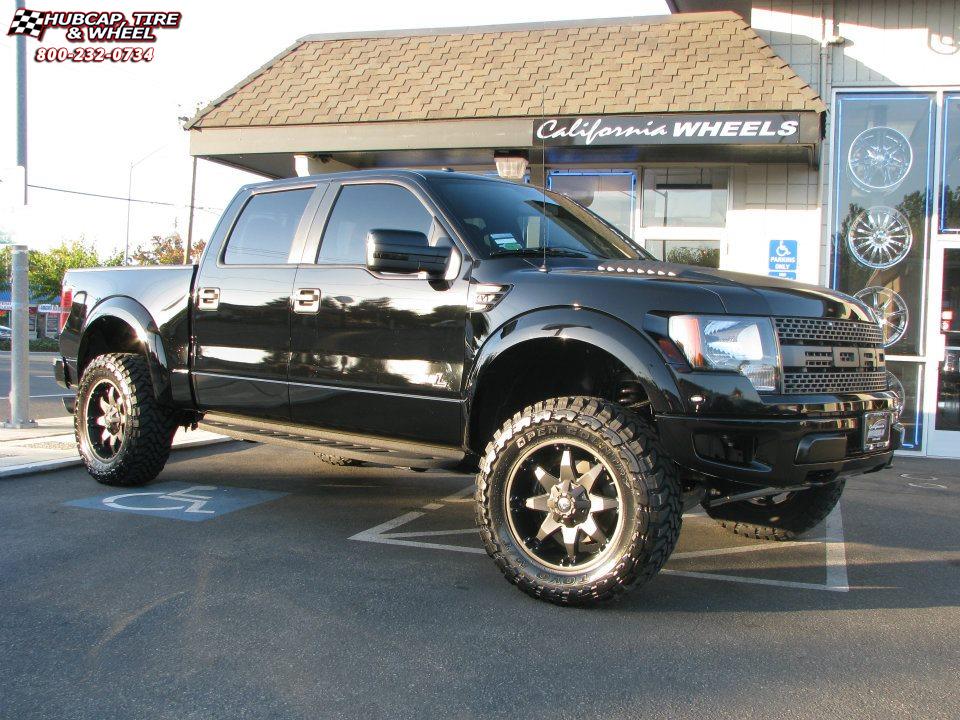 vehicle gallery/ford f 150 fuel octane d509 0X0  Matte Black wheels and rims